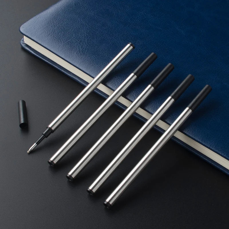 10Pcs/set High Quality Blue gel pens Ink refill 0.7mm Refills for Roller Ball Pens Office Stationery